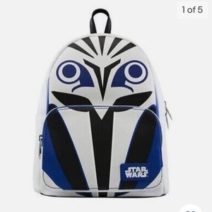 Star Wars Mini Backpack Adjustable Shoulder Straps Bo-Katan Helmet Funko Pop